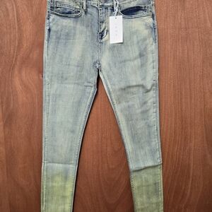 MNML Light Green-Blue Skinny Jeans 33X32